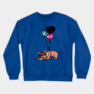 flying piggy Crewneck Sweatshirt